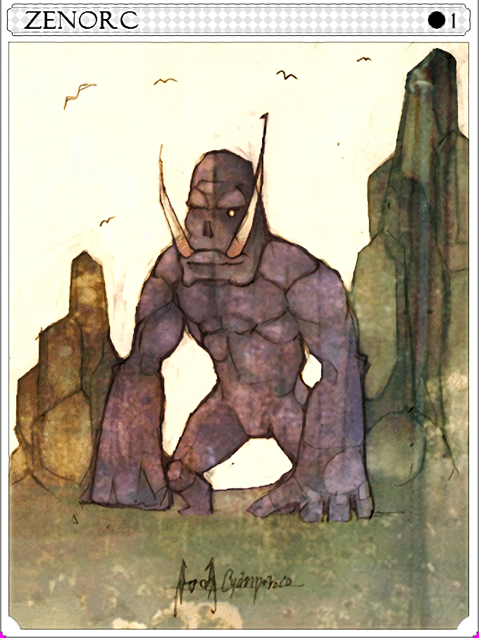 ZENORC 魔物卡片